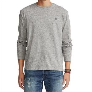POLO | Men’s Heathered Long Sleeve T-Shirt